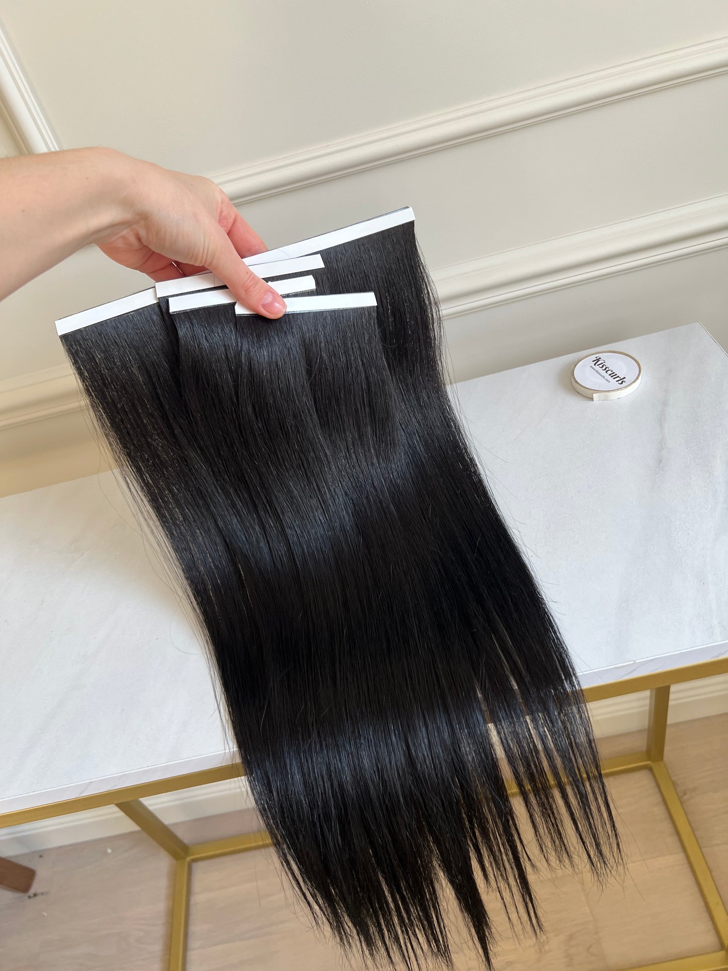 Włosy naturalne doczepiane metoda biotape 48 cm 90 g
