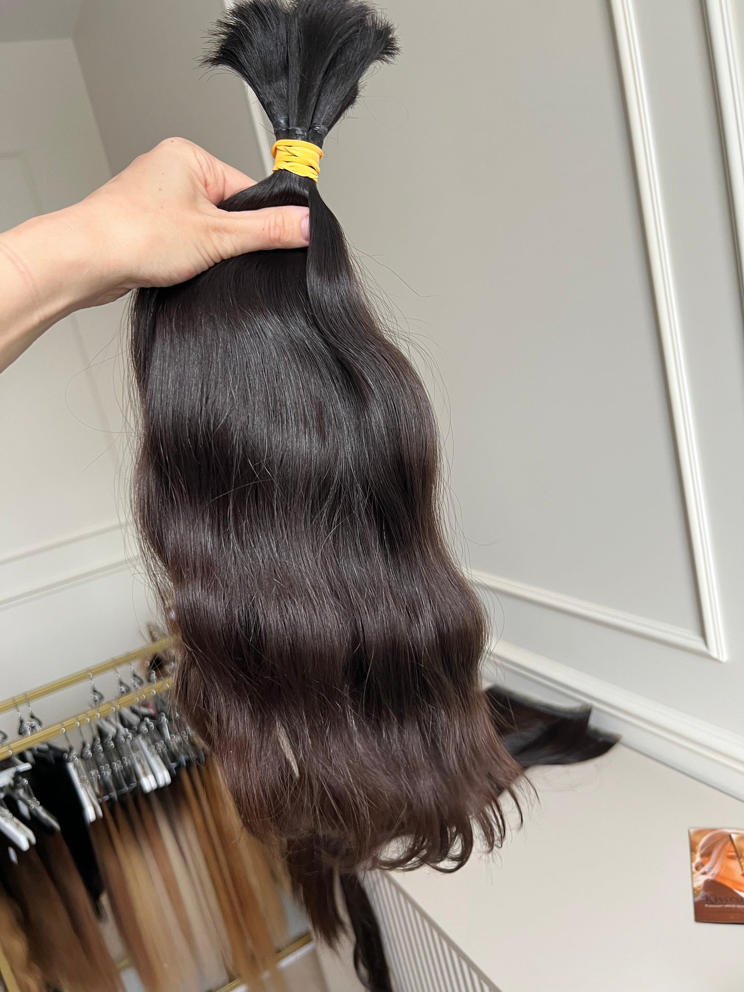 Włosy naturalne dziewicze nie farbowane 120g 50cm