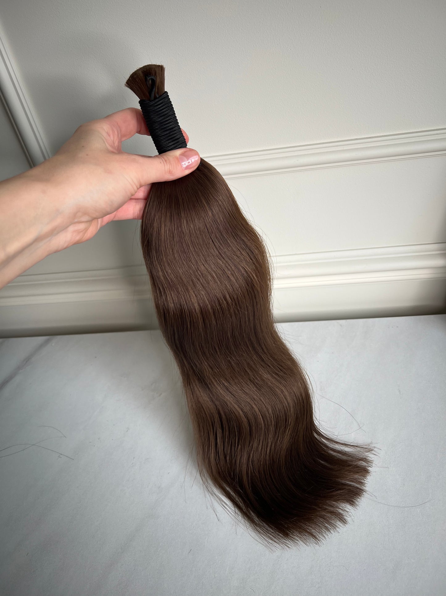 Włosy naturalne Słowiańskie do przedłużania 40 cm 88 g