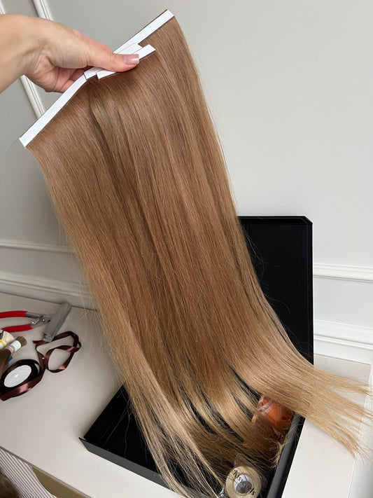 Włosy doczepiane naturalne słowiańskie 73 cm 110 g Bio taśmy