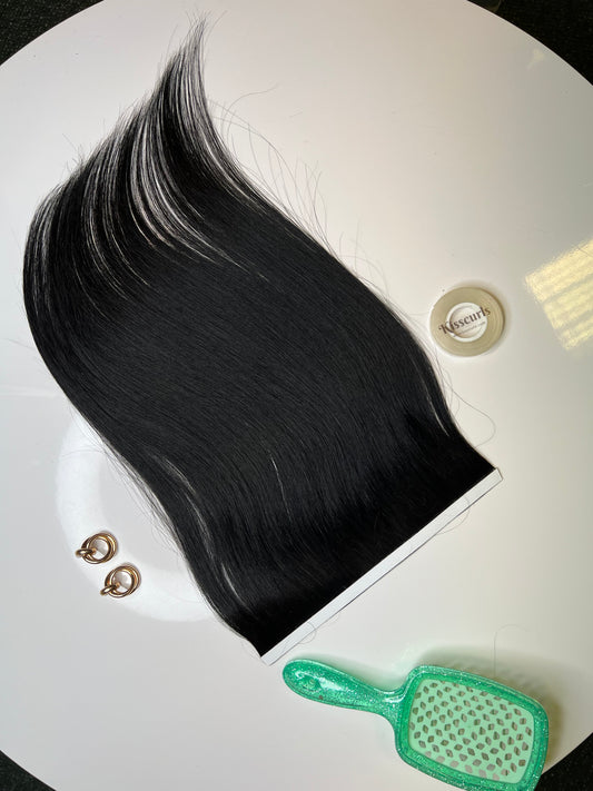 Doczepiane włosy BIOTAŚMA 1 szt Włosy słowiańskie cięte z jednej głowy 45cm 47g