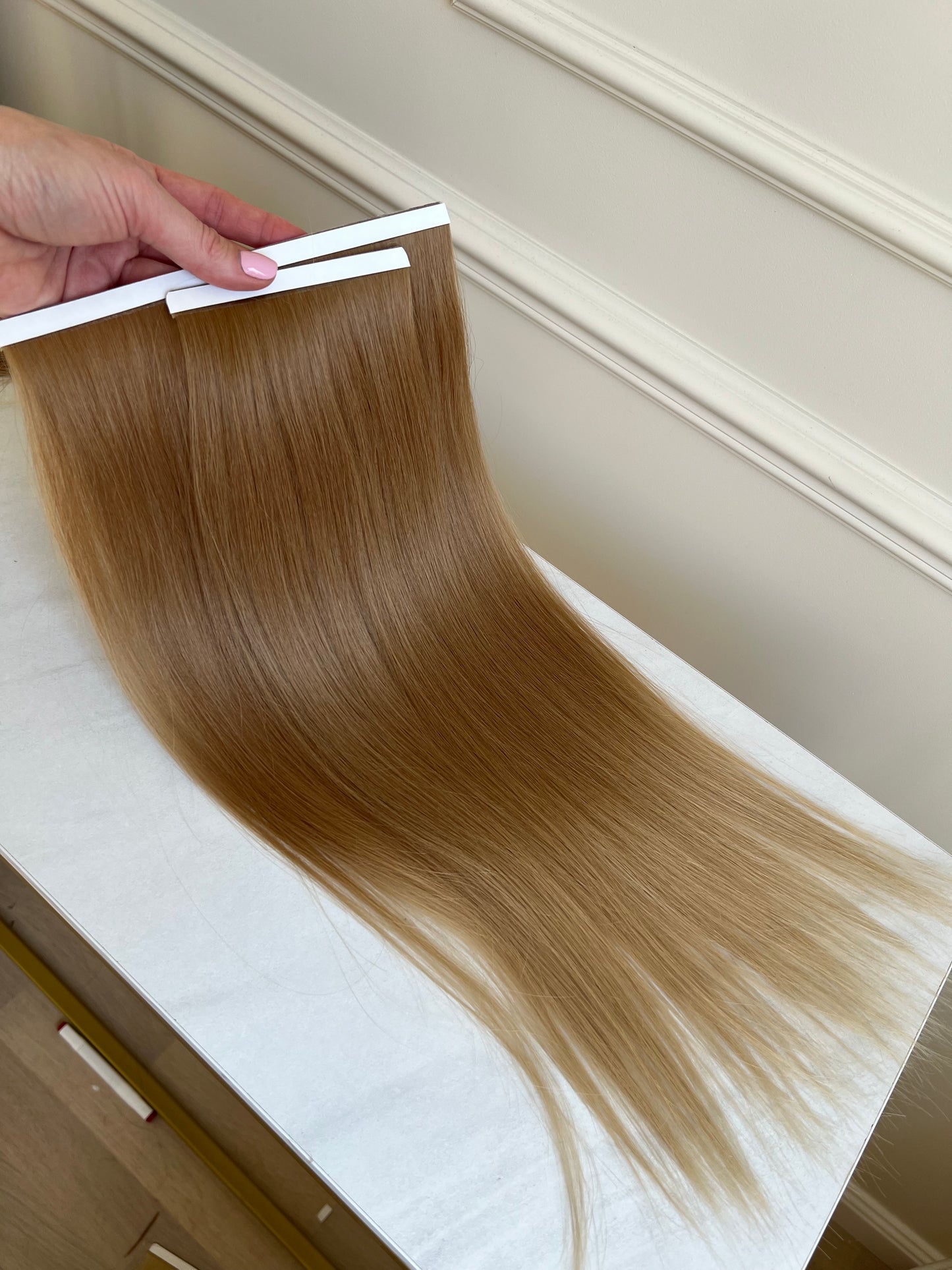 Włosy Naturalne doczepiane biotaśma 47cm 47g 2szt