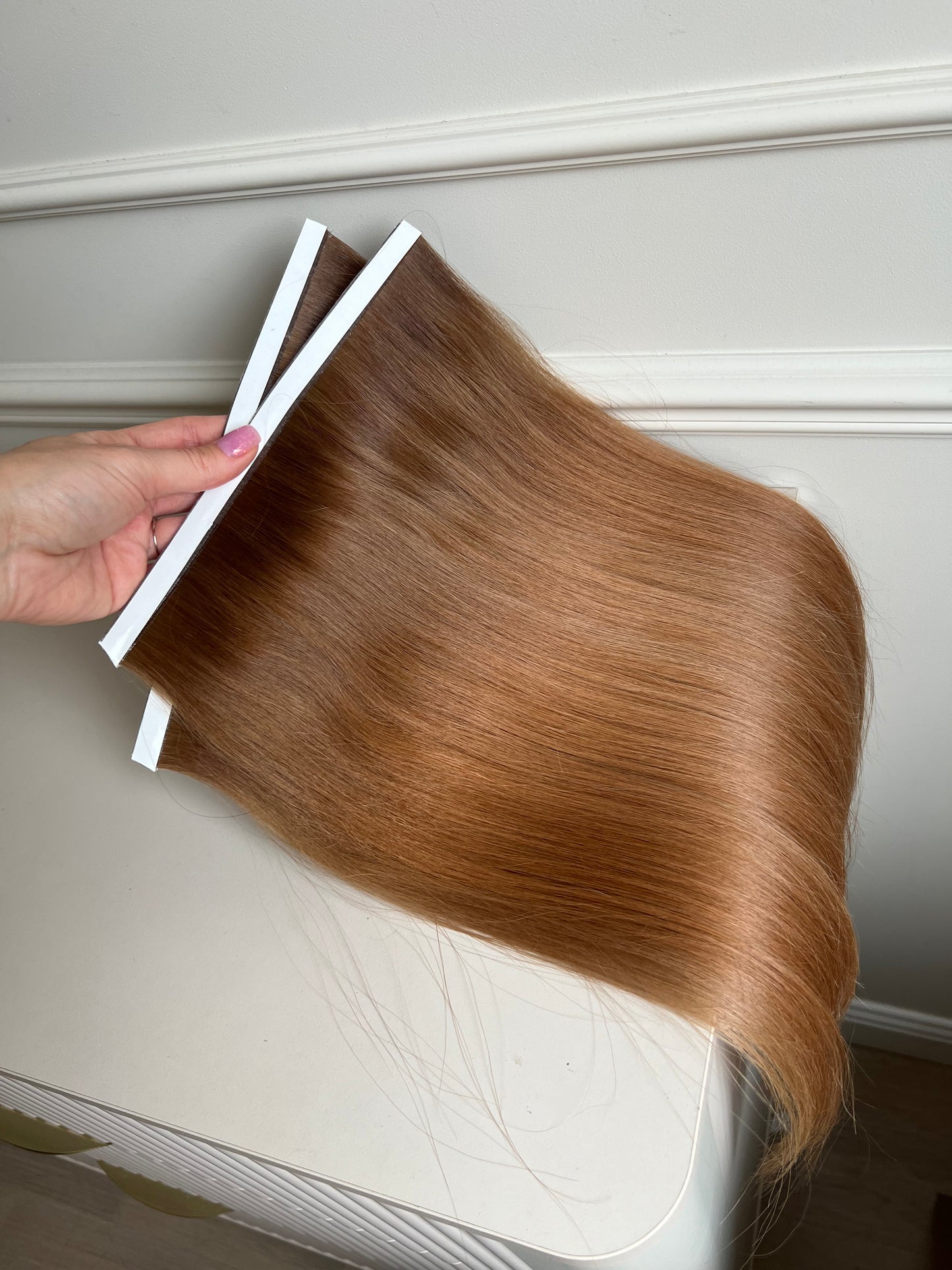 Włosy doczepiane słowiańskie 49 cm 82 g biotape