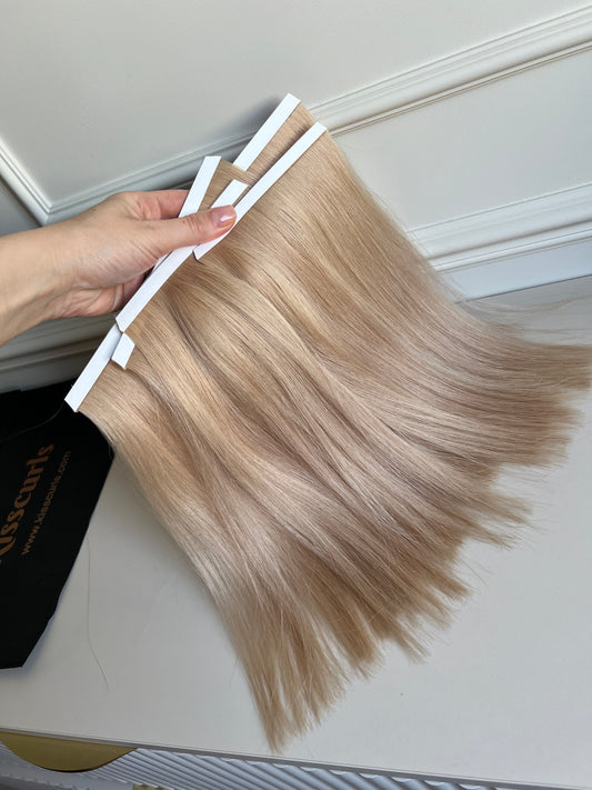 Włosy naturalne doczepiane słowiańskie 85 g 30 cm Bio taśmy