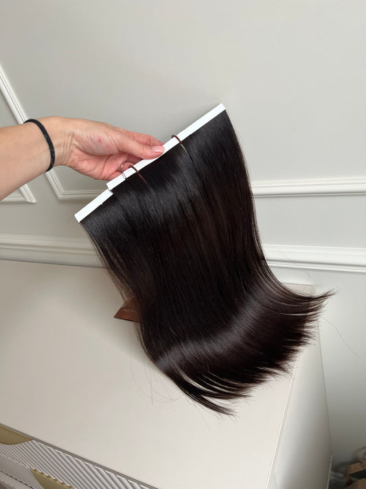 Włosy naturalne doczepiane słowiańskie 81g 43 cm- bio taśmy