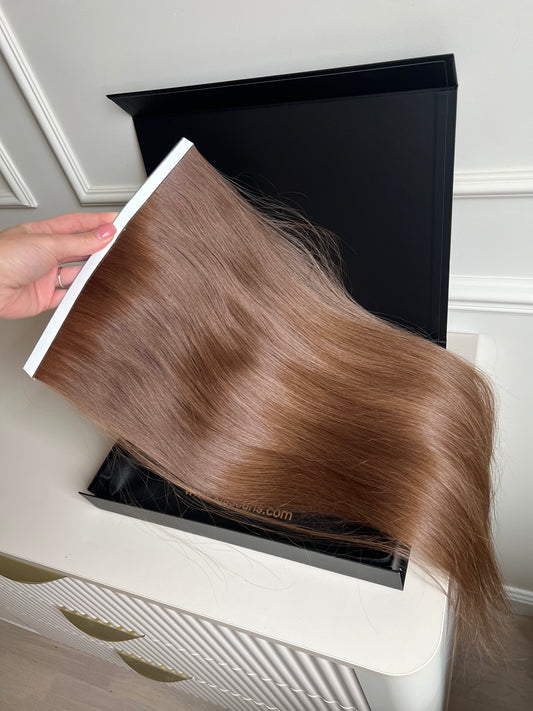 Włosy doczepiane słowiańskie 63 cm 76 g Bio taśma