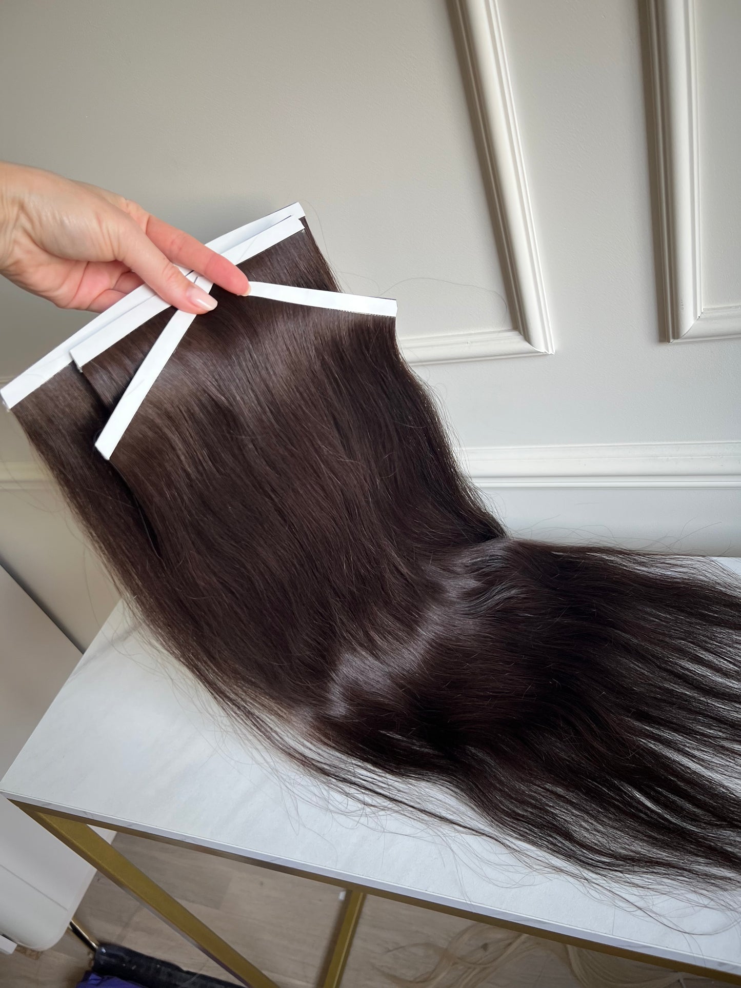 Włosy Naturalne doczepiane słowiańskie lekko falowane 127 g 66 cm