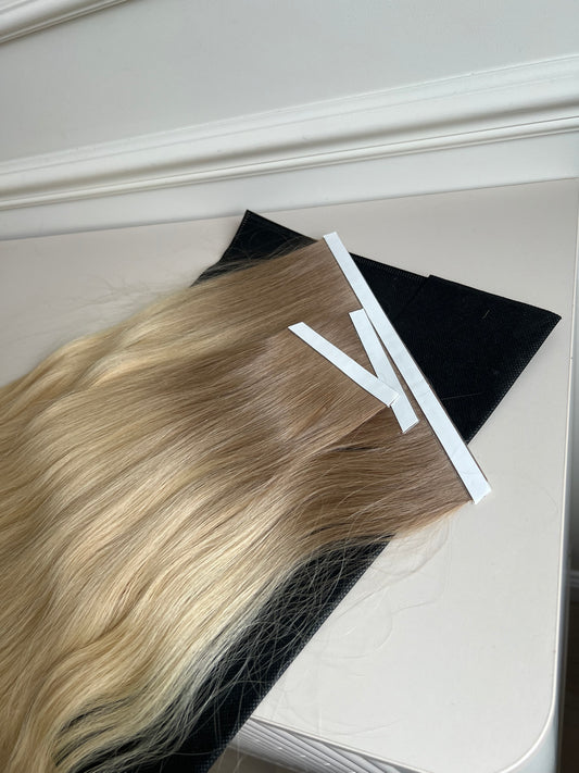 Włosy doczepiane słowiańskie 53 cm 98 g Biotaśmy