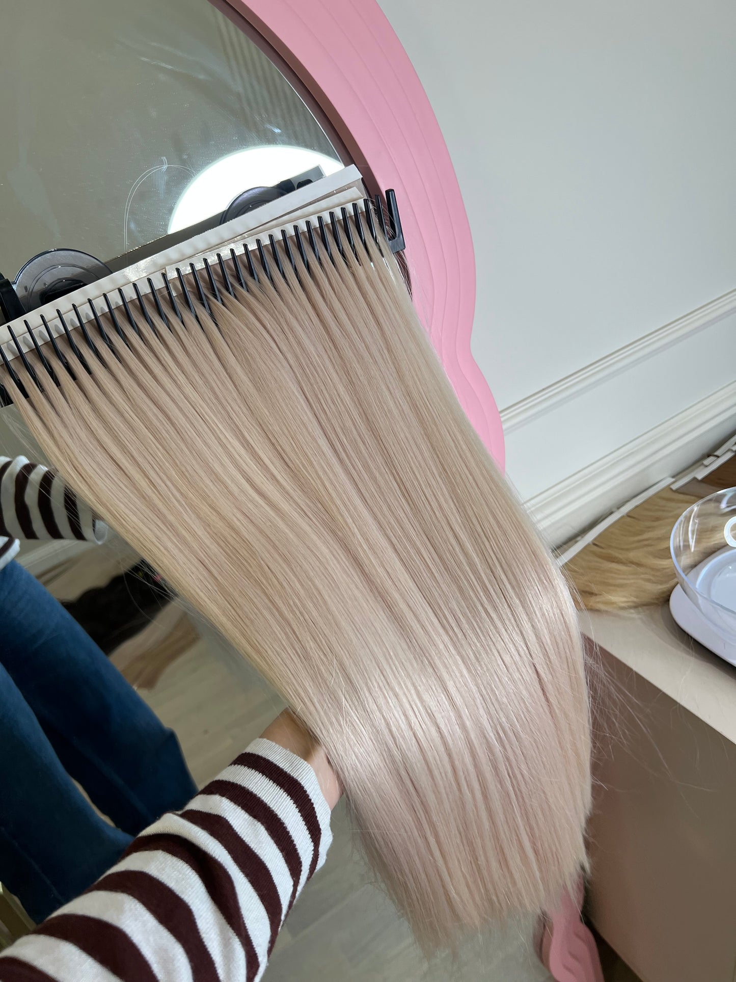 Doczepiane włosy na Bio taśmy zestaw 4szt 180 g 61 cm