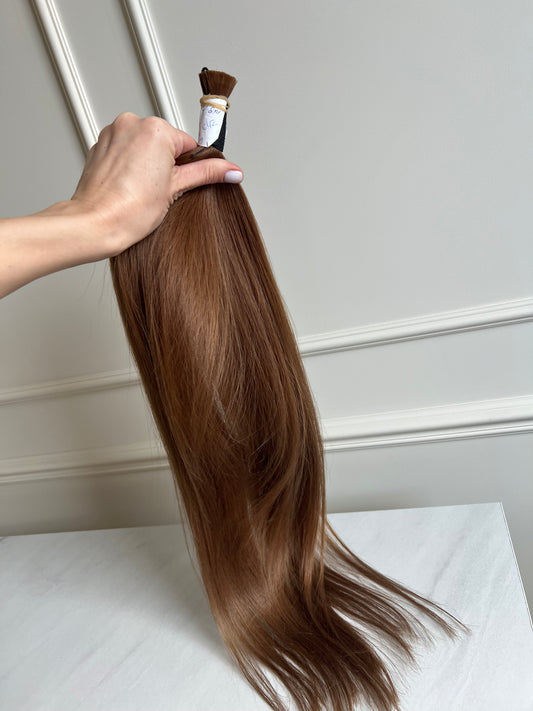 Włosy słowiańskie naturalne w kitce do przedłużania 67cm 116g