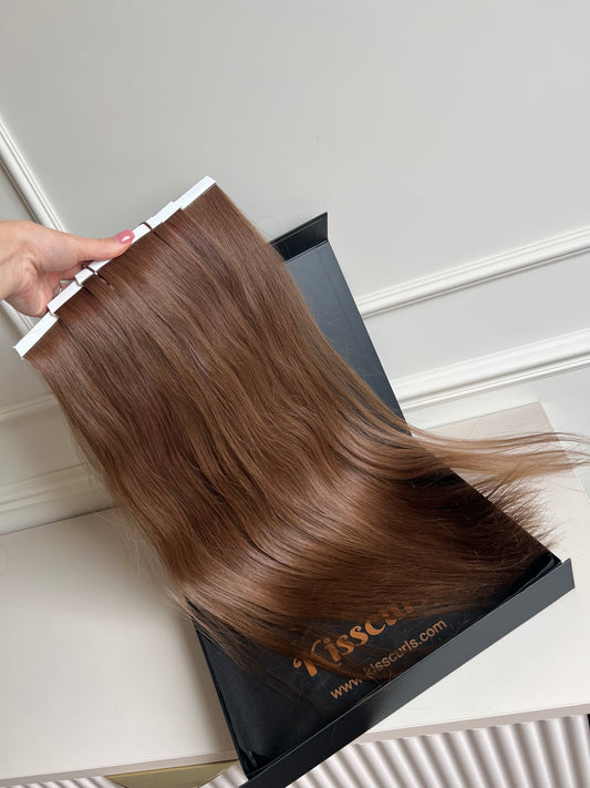 Włosy doczepiane słowiańskie 155 g 63 cm Bio taśmy