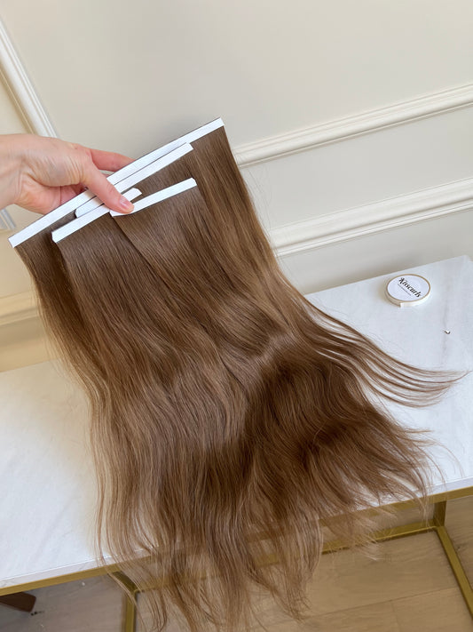 Włosy na taśmy naturalne doczepione 90 g 48 cm biotaśmy