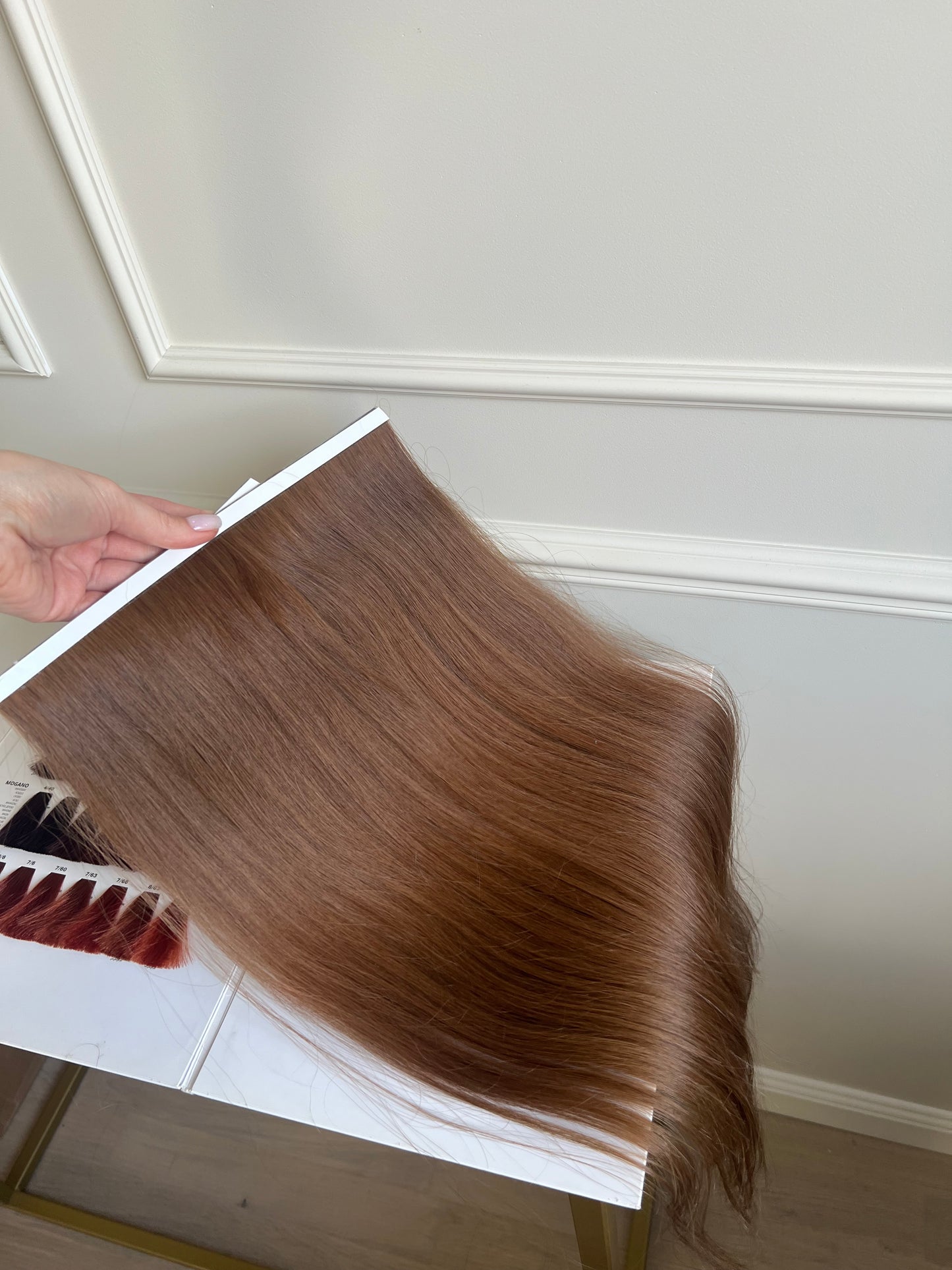 Włosy naturalne Biotape proste słowiańskie  zestaw 90g 59cm