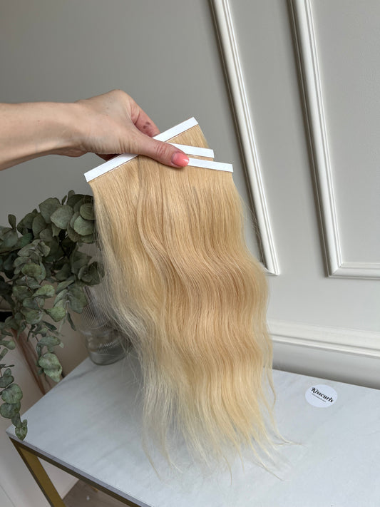 Bio taśmy zestaw jasny Blond 48 g 44 cm włosy Słowiańskie