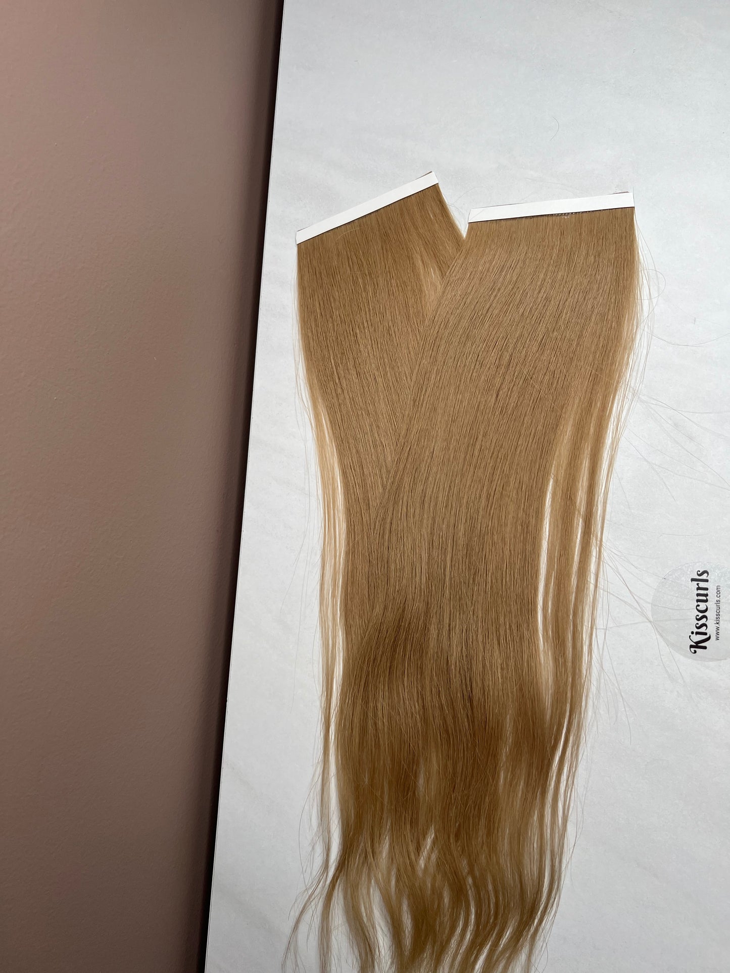 Long Tape Weft Extensions DIY Slavic Hair Side Pieces 2pcs Each 10cm 34-37g 50cm