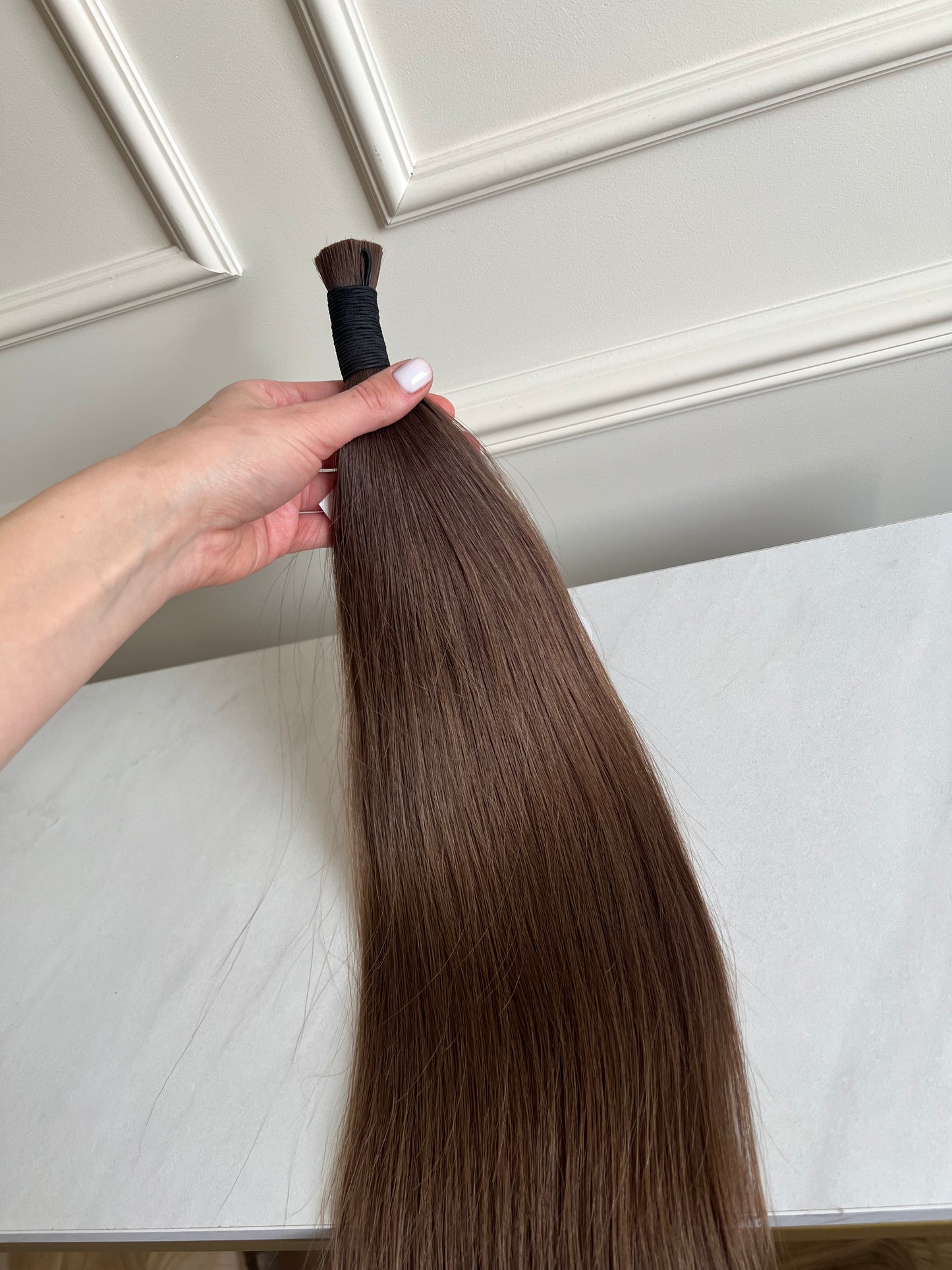 Włosy słowiańskie w kitce 106 g 54 cm