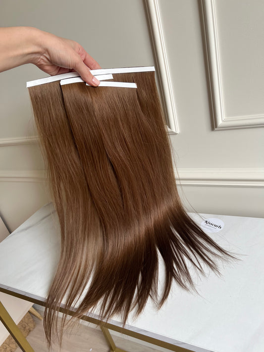 Bio taśmy włosy 52cm 95g  zestaw jedna tylna i dwie boczne