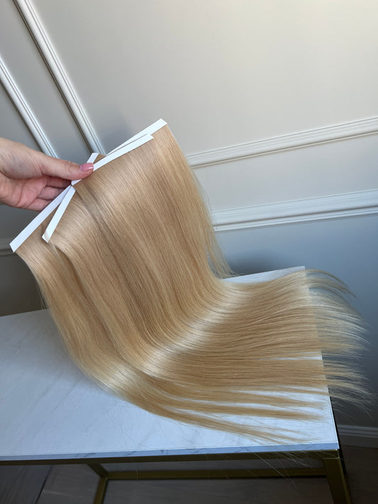 Włosy naturalne Ciepły Blond 91g 56cm