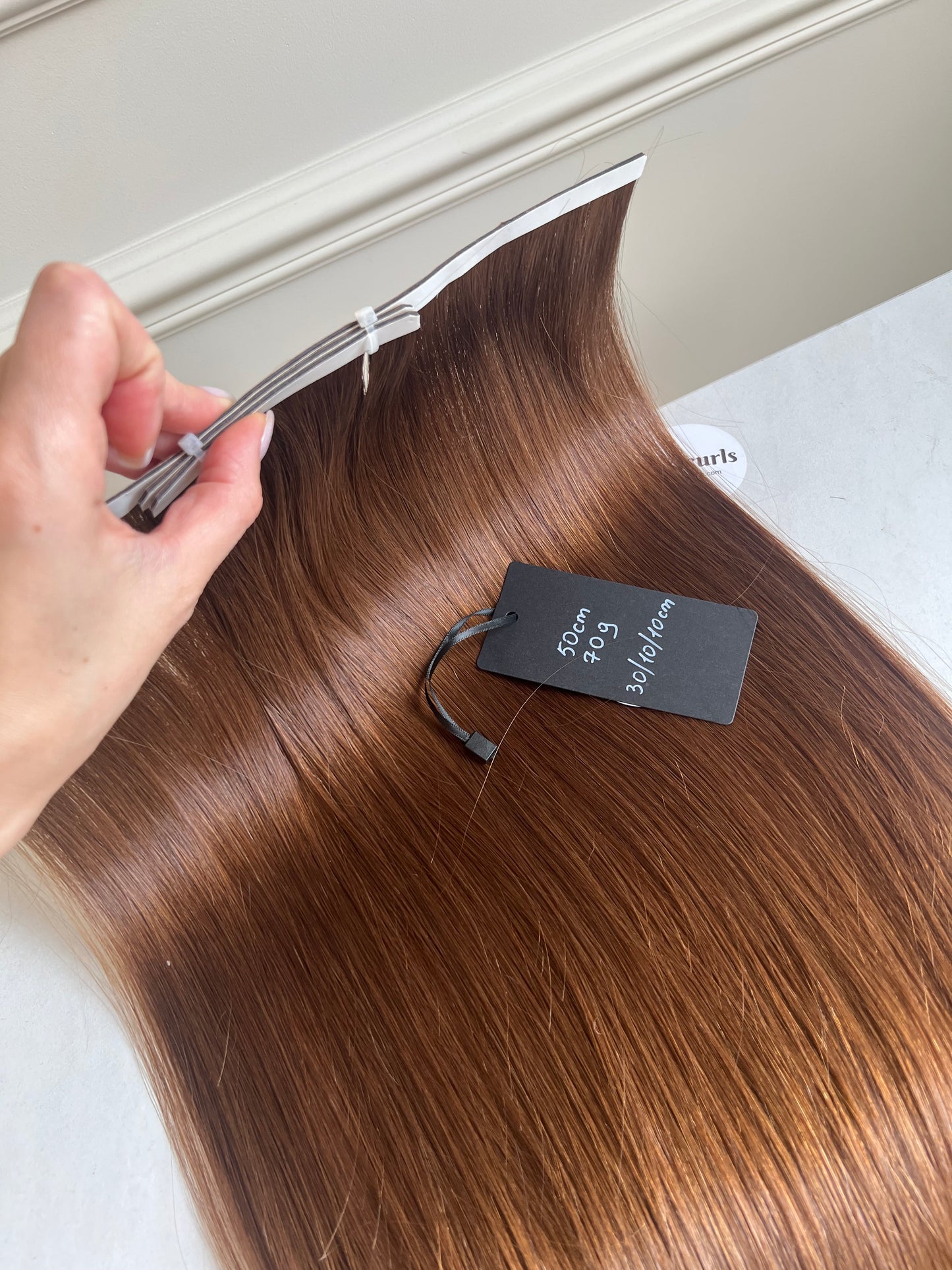 Włosy doczepiane biotaśmy color#6 70g 50cm