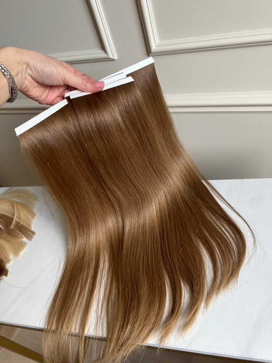 Włosy naturalne słowiańskie doczepiane 82 g 48 cm