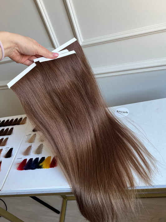 Włosy doczepiane słowiańskie naturalne 90 g 52 cm