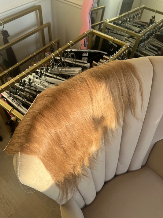 Włosy falowane doczepiane naturalne słowiańskie 86 g 45 cm