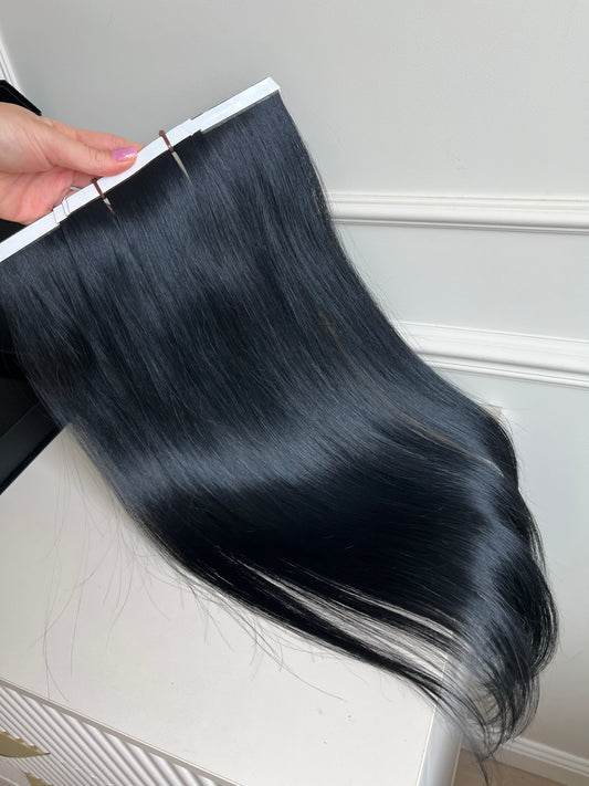 Włosy doczepiane słowiańskie 63 cm 123 g biotaśmy