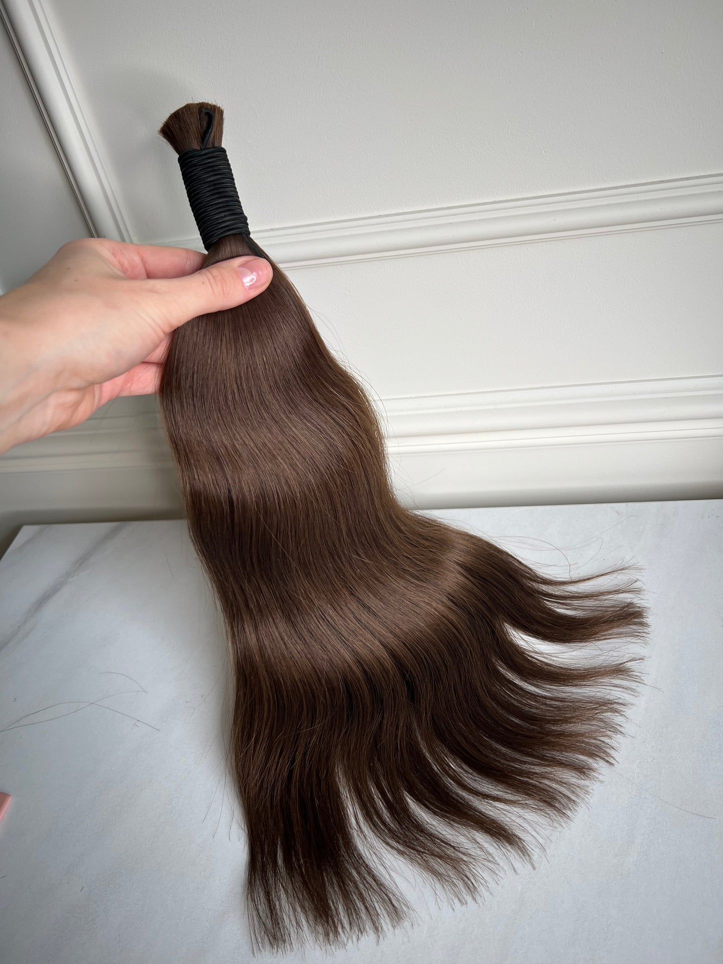 Włosy naturalne Słowiańskie do przedłużania 40 cm 88 g
