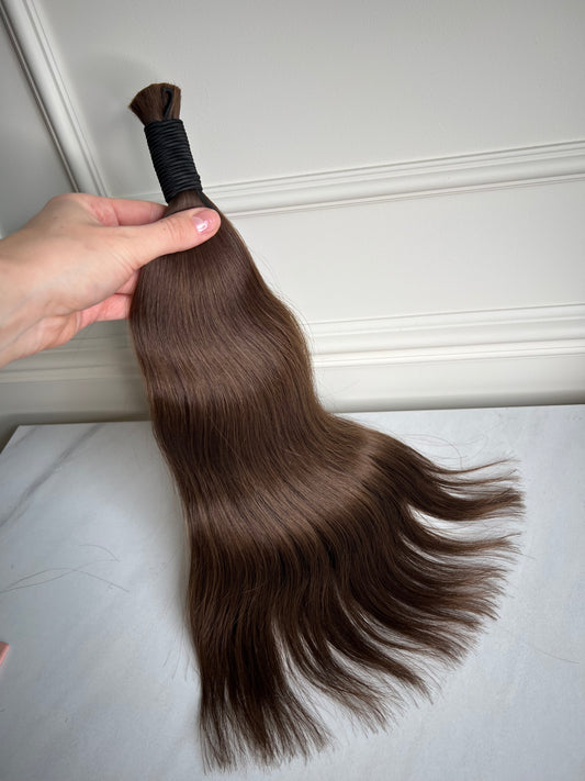 Włosy naturalne Słowiańskie do przedłużania 42 cm 90 g