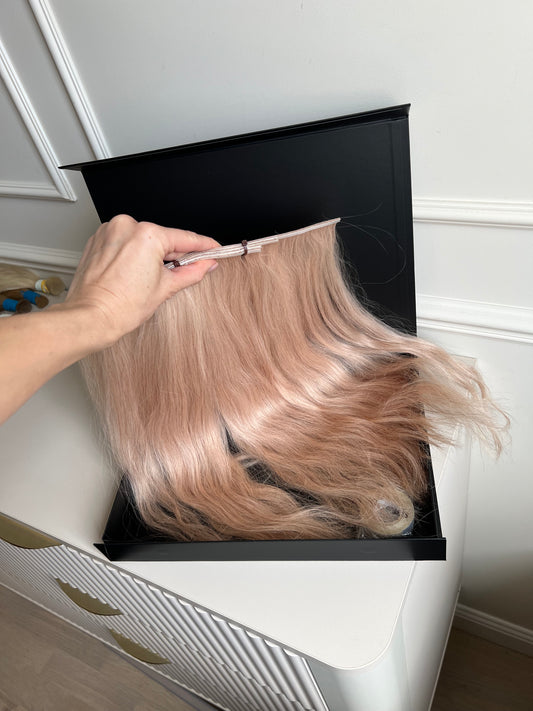 Włosy naturalne doczepiane 45 cm 105 g biotaśmy
