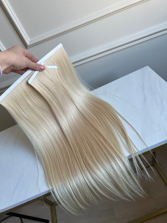 Słowiańskie włosy naturalne doczepiane biotaśmy 93 g 52 cm