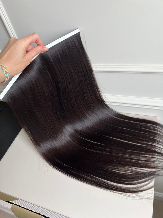 Włosy doczepiane słowiańskie bio taśma 62 cm 73 g