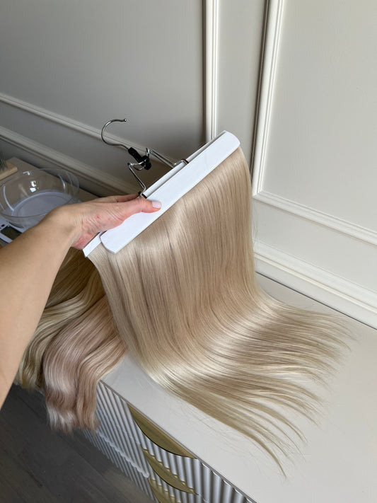 Włosy doczepiane 103 g 55 cm Kolor neutralno-popielaty blond