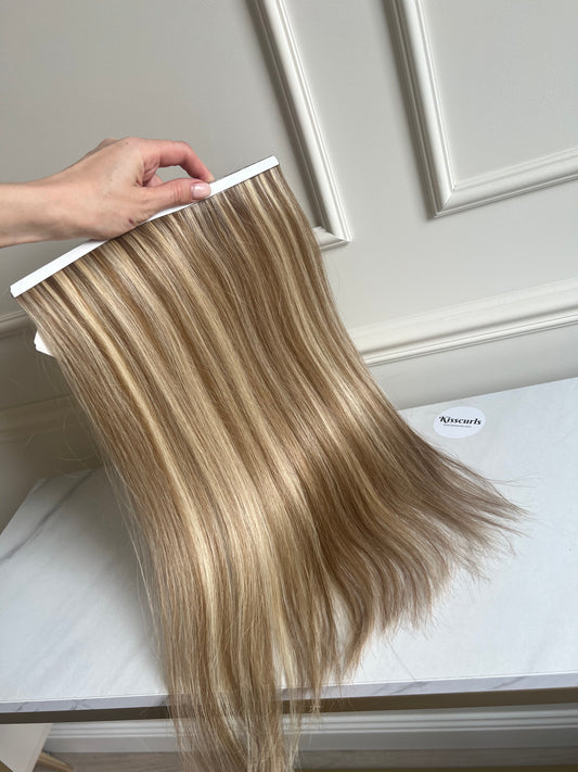 Naturalne doczepiane włosy Biotaśmy zestaw 1 szt 47cm 46g