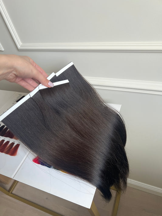 Bio taśmy 81g 41cm bardzo ciemny Chłodny brąz