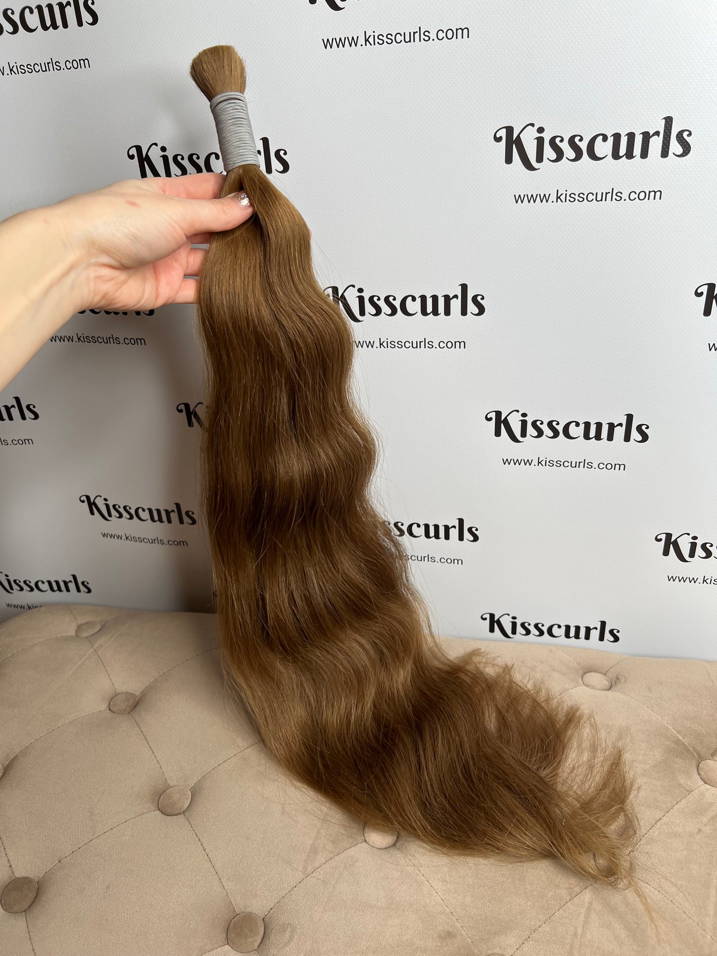 Włosy naturalne słowiańskie 132g 73cm Cięty z jednej głowy