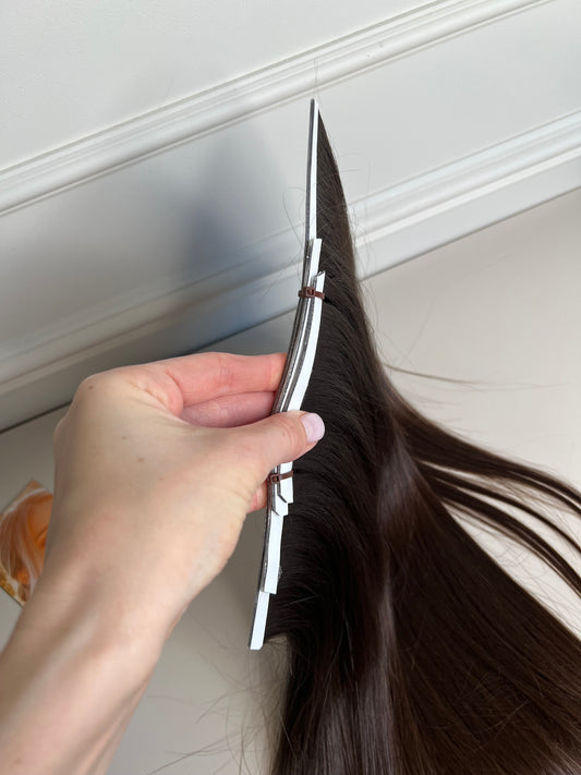 Włosy doczepiane dziewicze nie farbowane 106g 49cm