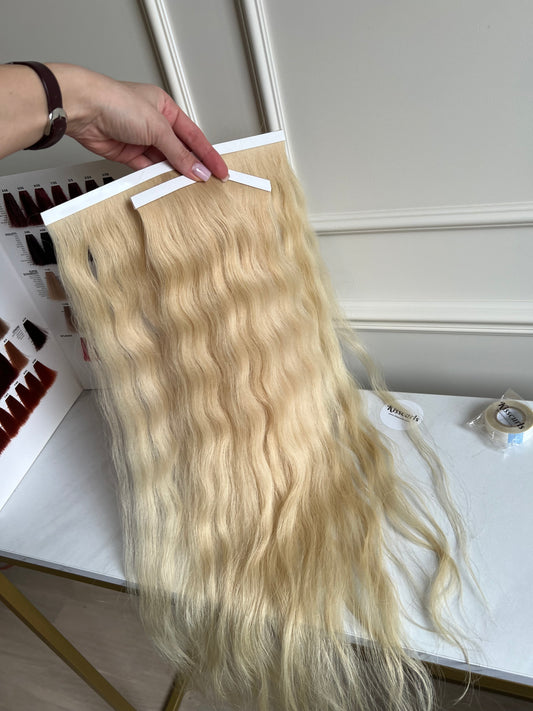 Włosy naturalne 92g 63cm Bio taśmy