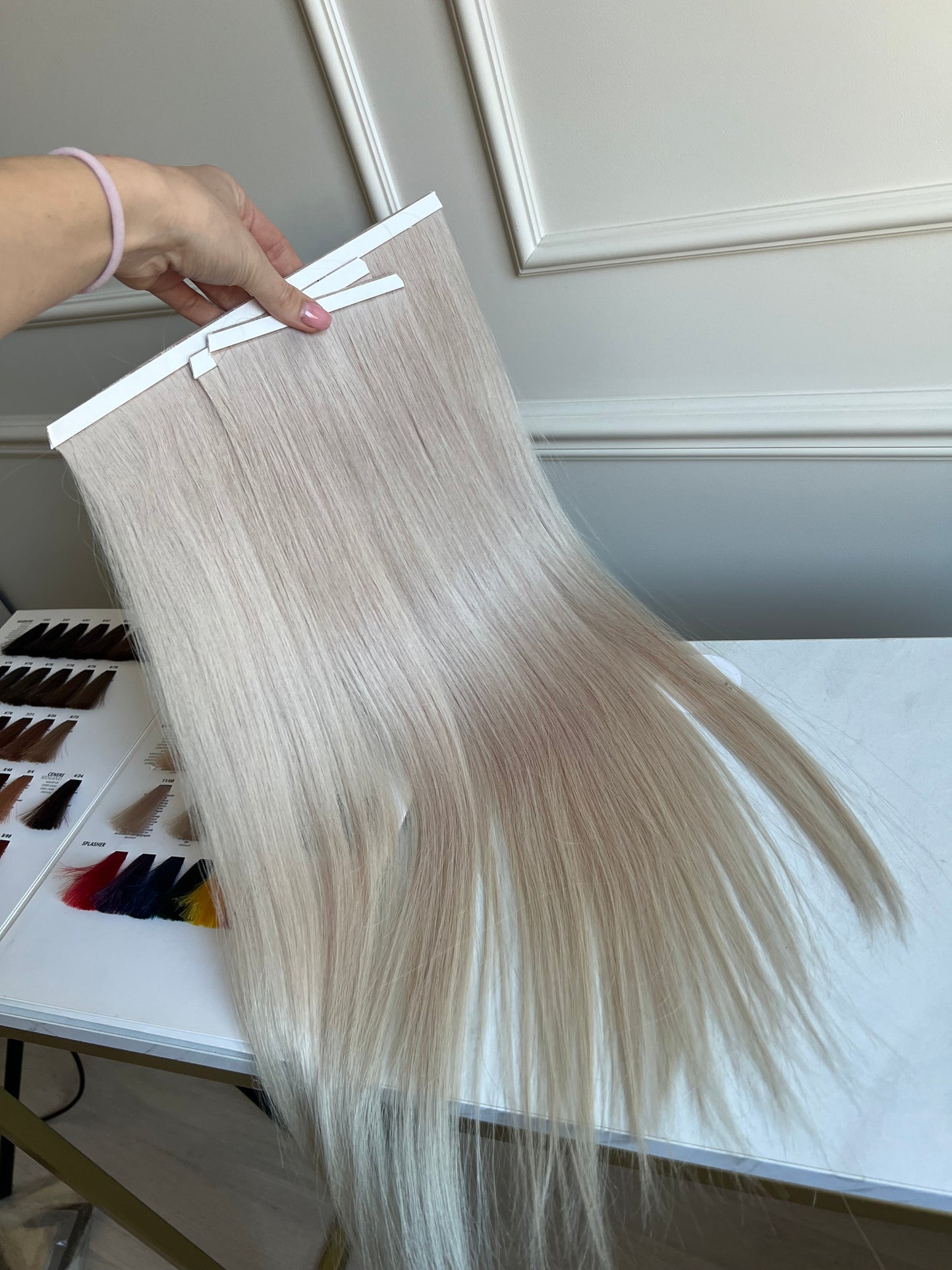 Włosy naturalne doczepiane biotaśmy 96 g 56 cm