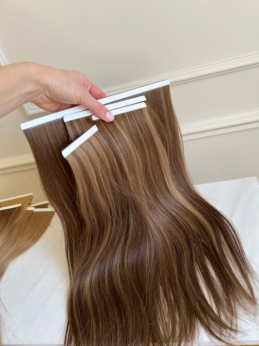 Bio taśmy 123g 46cm Włosy doczepiane