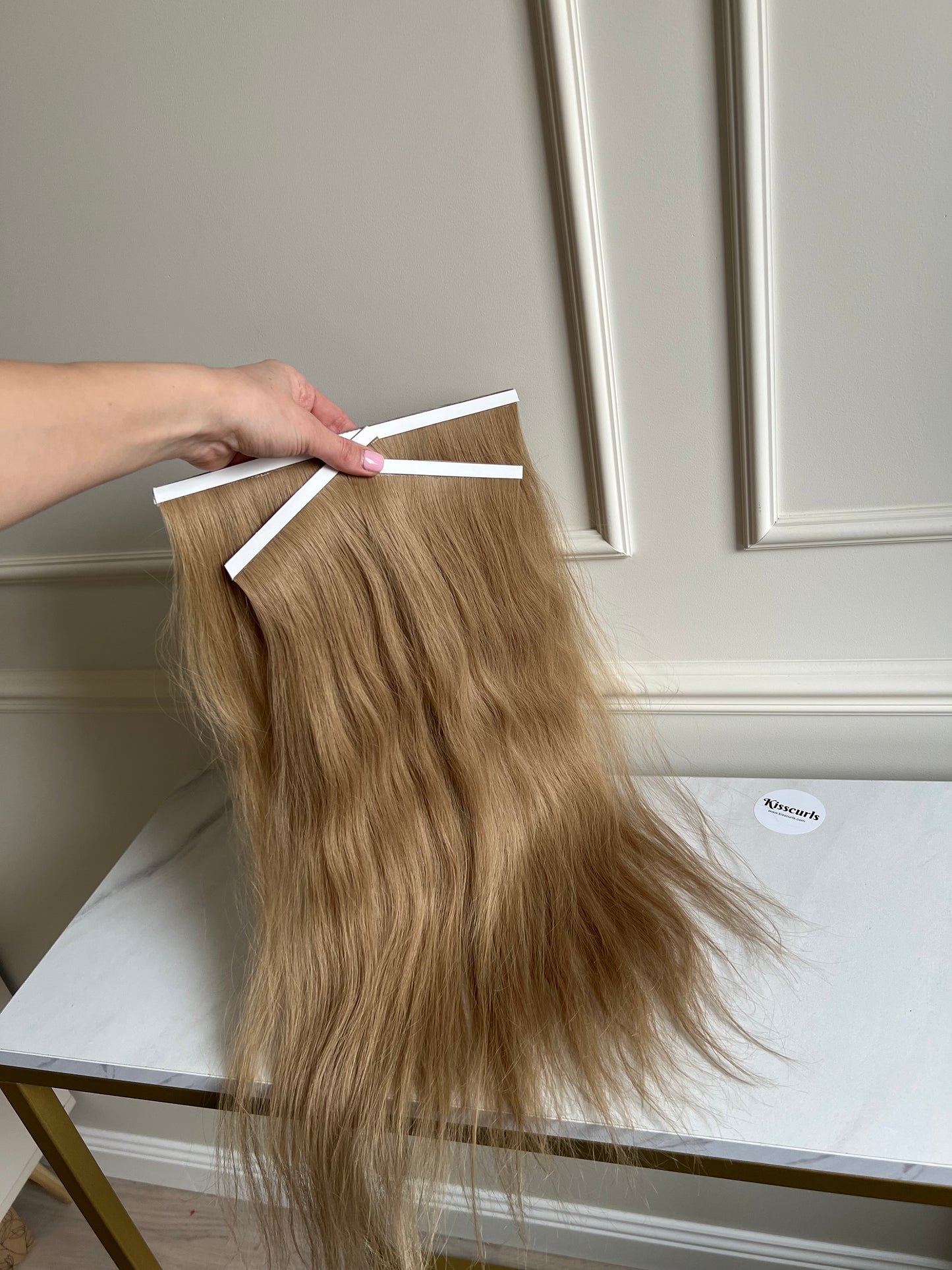 Włosy Naturalne słowiańskie doczepiane na taśmy 92 g 53 cm