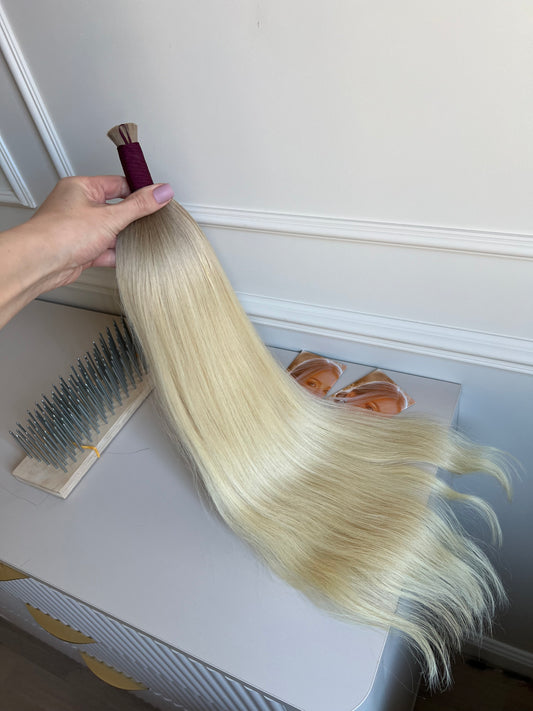 Włosy słowiańskie naturalne
- Jeden dawca 60cm 100g falowane Ombre