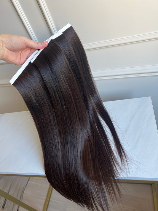 Włosy naturalne doczepiane 58cm 94g 3 biotaśmy