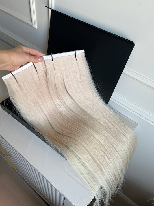 Włosy doczepiane naturalne słowiańskie 109 g 65 cm Bio taśmy