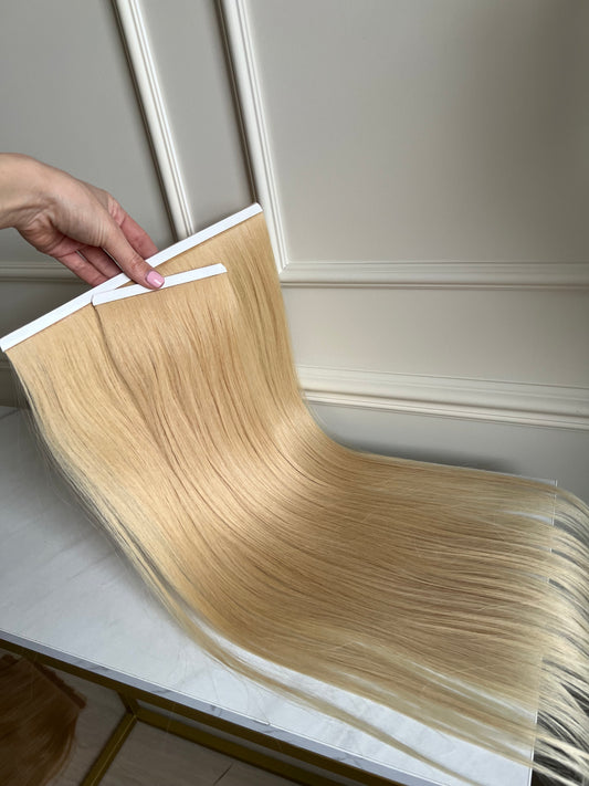 Włosy Słowiańskie bio taśmy naturalny 87 g 62 cm