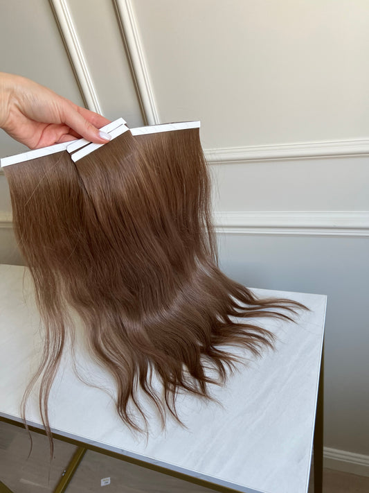 Włosy naturalne Bio taśmy słowiańskie falowane 66g 45cm