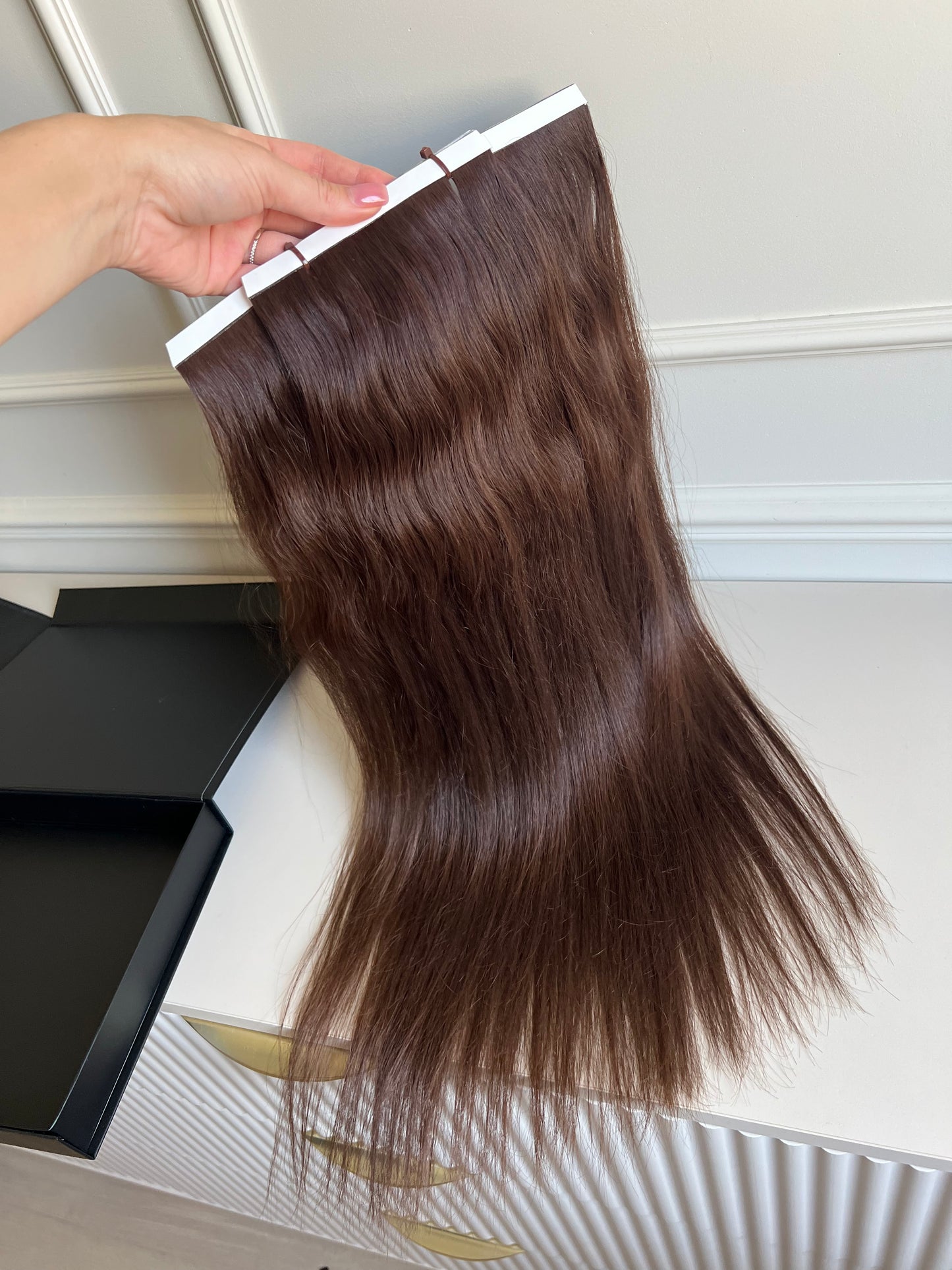 Włosy doczepiane słowiańskie 115 g 59 cm Bio taśmy