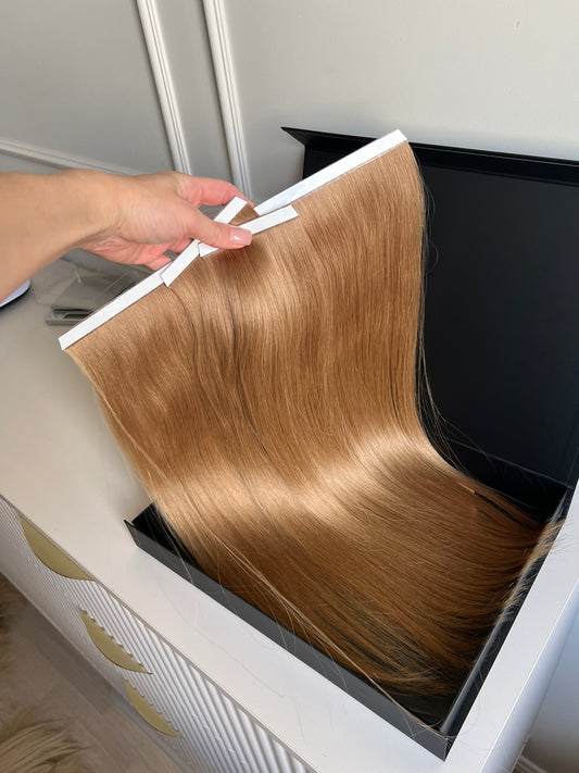 Włosy doczepiane słowiańskie 51 cm 100 g Bio taśmy