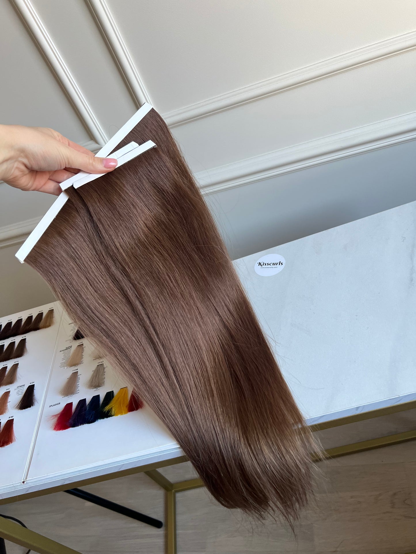 Włosy doczepiane słowiańskie naturalne 90 g 52 cm