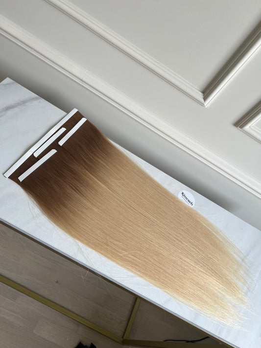 Ombre włosy doczepiane na taśmy 111g 57cm